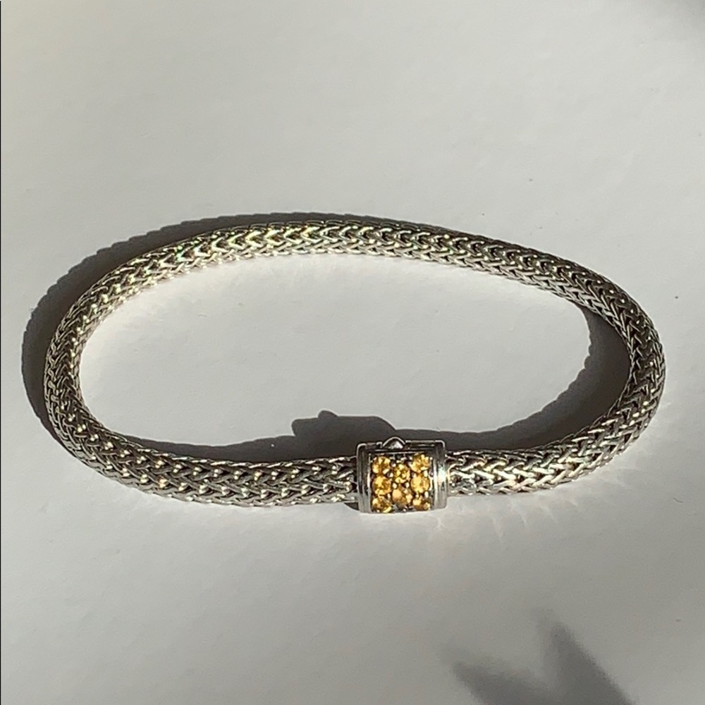 John Hardy Classic Chain Citrine Bracelet